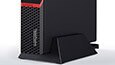 Lenovo ThinkCentre M600 Tiny, front detail view of optional dust shield thumbnail