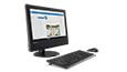 Thumbnail Lenovo V310z all-in-one with wireless keyboard and mouse.