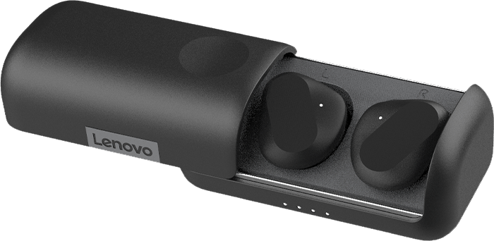 Lenovo TWS Earbuds in open case