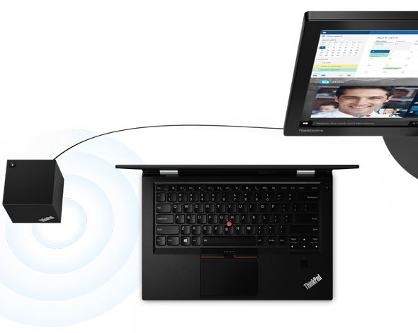 ThinkPad WiGig stanowi biurkowy hub