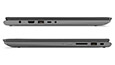 Lenovo Yoga 530 (14) laptop, right and left views, closed, showing ports. 
