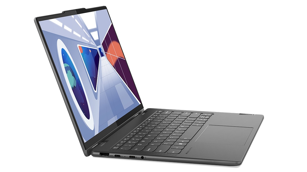Yoga 7i Gen 8 laptop with display on facing right