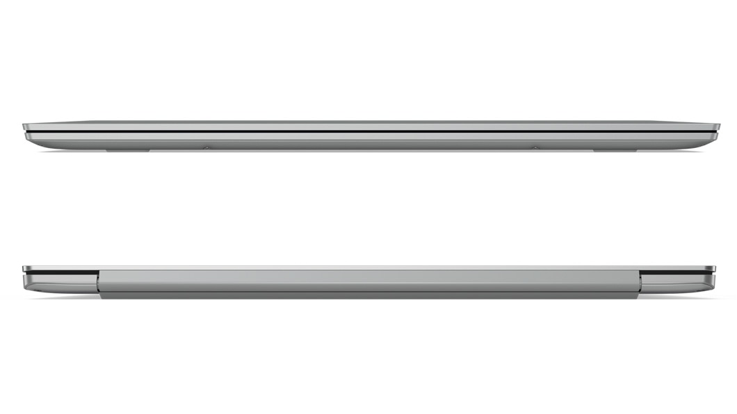 Duas vistas a mostrar as partes laterais frontal e traseira do Yoga S730