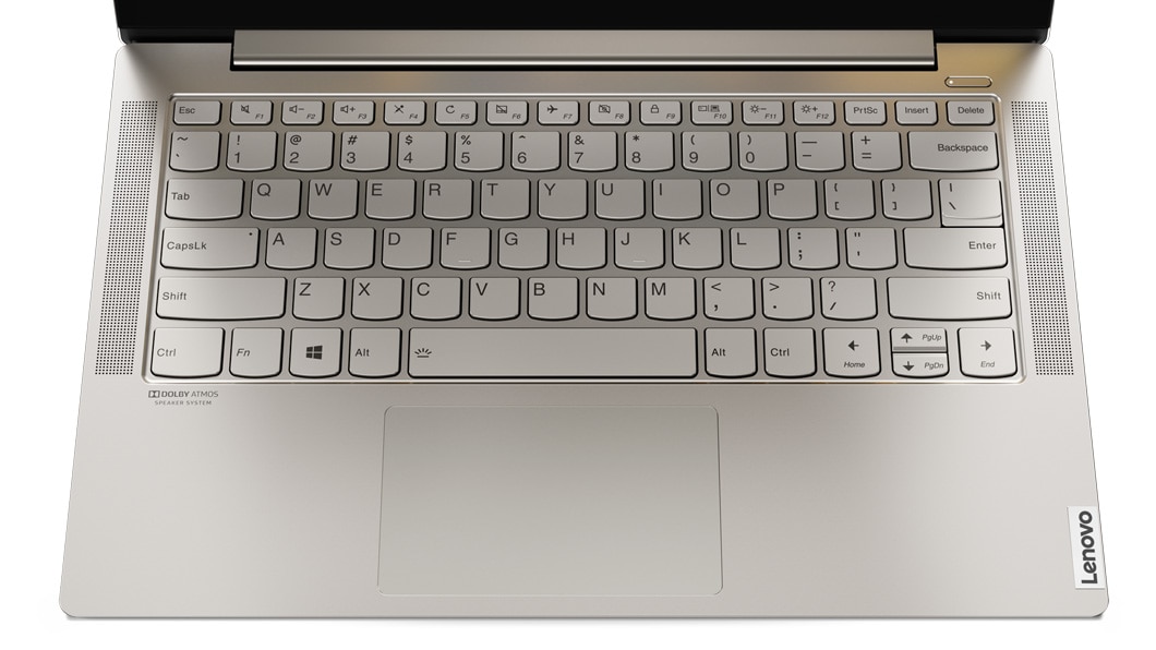 Tastatur und Touchpad des Lenovo Yoga S740 (35,6 cm/14''), eisengrau