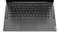 Keyboard and touchpad of the Lenovo Yoga S740 (14), mica