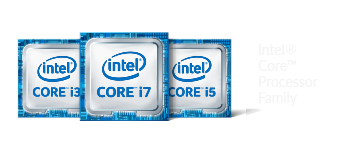 Logo du Intel core i3 i5 i7 de 8<sup1>e</sup> génération