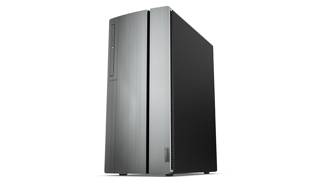 Lenovo Ideacentre 720 (Intel) Tower, front right side low angle view.