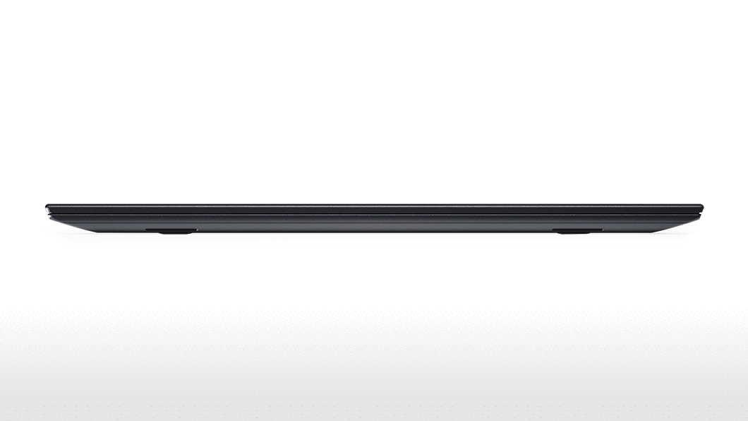 ThinkPad X1 Carbon in black, closed view of front