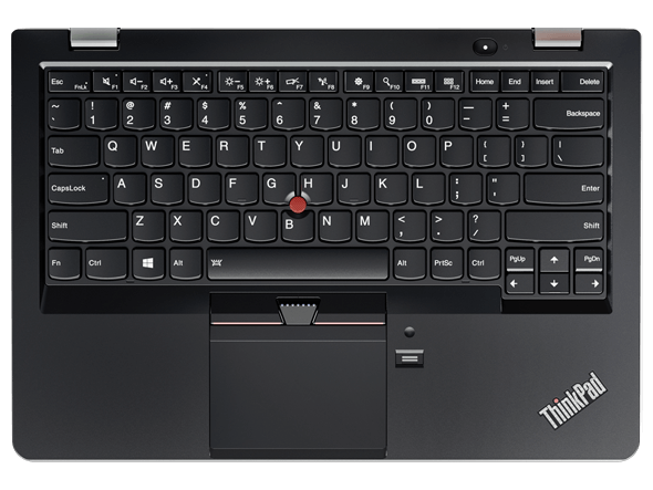 Lenovo ThinkPad 13 Overhead View of Keyboard