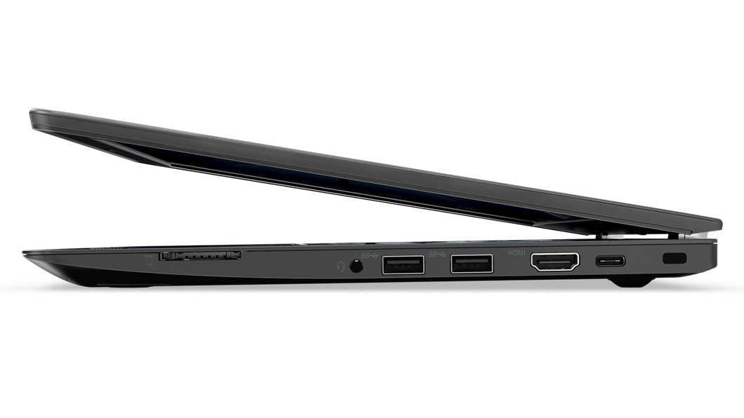 Lenovo ThinkPad 13 Right Side Ports, Partially Open