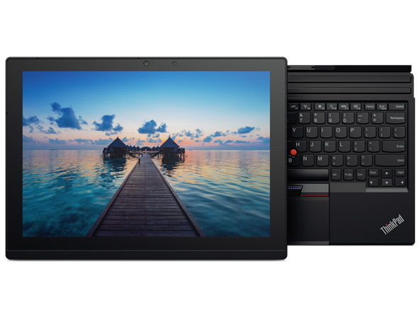Välj bland tre olika tangentbordsfärger till din ThinkPad X1 Tablet. 
