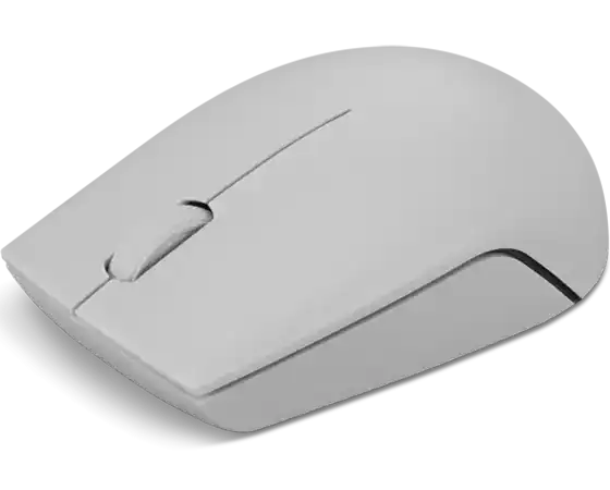 Mouse sem fio compacto Lenovo 300 (cinza) com bateria